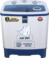 Marq By Flipkart 6.5 kg MQSA655NNNDN / MQSA65H5M Semi Automatic Top Load Washing Machine (5 Star Rating Innowash Range Blue, White)