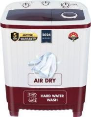 Marq By Flipkart 7.5 kg MQSA755NNNDM Semi Automatic Top Load Washing Machine (5 Star Rating Innowash Range Maroon, White)