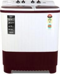 Marq By Flipkart 8 kg MQSA805NNNDW Semi Automatic Top Load (5 Star Rating White, Maroon)