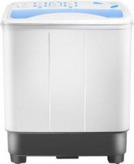 Midea 6.5 kg MWMSA065A02 Semi Automatic Top Load Washing Machine (White)