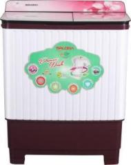 Salora 7.8 kg SWMS7802 Semi Automatic Top Load Washing Machine (Maroon, Pink, White)