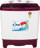 Sansui 6.5 kg SISA65A5R Semi Automatic Top Load (White, Maroon)