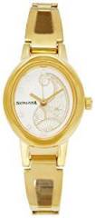 Sonata Wedding Analog White Dial Women's Watch 8085Ym02