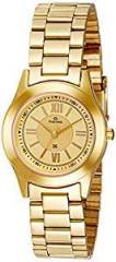 Maxima Analog Gold Dial Unisex Watch 34701CMLY