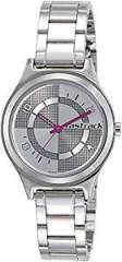 Fastrack Analog Silver Dial Women's Watch NK6152SM01