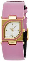 Sonata Analog White Dial Women's Watch ND8919YL01A