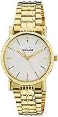 Sonata Analog White Dial Men's Watch NF7987YM05J