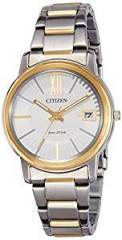 Citizen Eco Drive Analog White Dial Women's Watch FE6014 59A