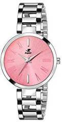 Espoir Analog Stainless Steel Pink Dial Girl's and Women's Watch ManishaPink0507