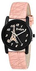 Evelyn Analogue Black Dial Girls Watches Eve 499