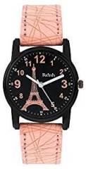 Relish Analogue Black Dial Women's & Girls Watch Re L063Pt