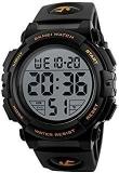 1258 Men Digital Big Dial 50M Waterproof Chronograph LED Chronograph Watch