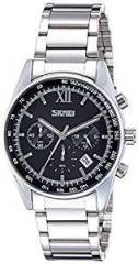 Skmei Analog Black Dial Unisex Watch 9096SB