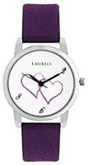 Laurels February 1 Analogue White Dial Women's Watch