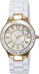 Morgan Analog White Dial Women's Watch M1146WG