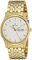 Titan Karishma Analog White Dial Men's Watch 1636YM01