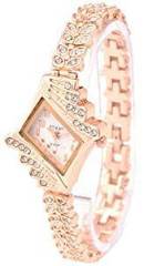 AELO Analogue White Dial Girls, Women's Wristwatch WWW1042