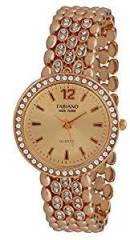 Fabiano New York Casual & Party Wedding Rose Gold Metal Women & Girls Analog Wrist Watch FNY093