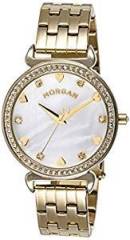 Morgan Analog Mother Of Pearl Dial Women's Watch M1160GM