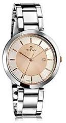 Titan Ladies Neo Ii Analog Rose Gold Dial Women's Watch 2480KM01