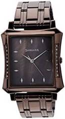 Sonata Analog Brown Dial men's Watch 7106QM01