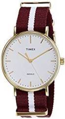 Timex Weekender Slip thru Analog Multi Colour Dial Unisex Watch TW2P97600