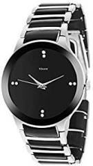 Kitcone Analogue Multi Colour Dial Men's Watch Hh Big Slvr Blk 14