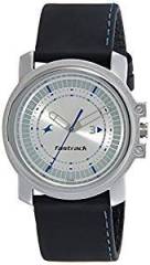 Fastrack Analog Silver Dial Men's Watch 3039SL01