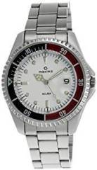 Maxima Attivo Analog White Dial Men's Watch 00455CMGI