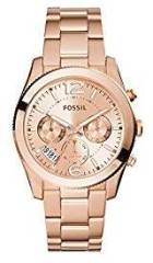 Fossil Analog Rose Gold Dial Women's Watch ES3885