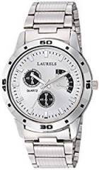 Laurels Matrix Analogue Silver Dial Men's Watch Lo Mtx 0707