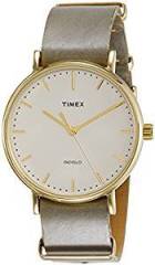 Timex Weekender Slip thru Analog White Dial Unisex Watch TW2P98000