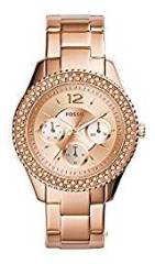 Fossil Rose Dial Women's Watch ES3590