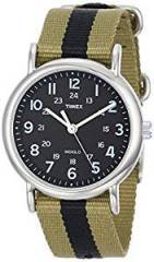 Timex Weekender Analog Black Dial Unisex Watch T2P236