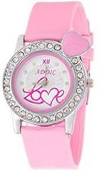 Addic Analogue Soft Strap White Dial Watch for Women, Girls AddicLove1