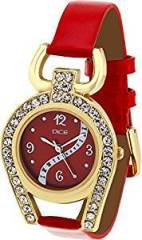 Dice Women's Analogue Red Dial Watch SUPG M018 5254