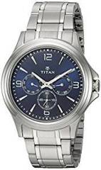 Titan Analog Blue Dial Men's Watch 1698SM02