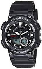 Casio Youth Combination Analog Digital Black Dial Men's Watch AEQ 110W 1AVDF AD207