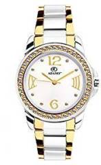 ADAMO Shine Analogue Formal White Dial Women Wrist Watch Ad39Bm01