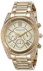 Morgan Chronograph Gold Dial Women's Watch M1228GM