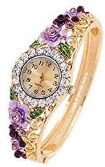 Jewels Galaxy Analogue Brown Dial Girls And Womens Watch