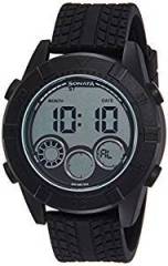 Sonata Digital Round Black Dial Men's Watch 77038PP04J