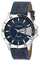 Carson Analogue Blue Dial Men'S Watch Cr1535