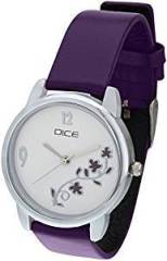 Dice Women's Analogue White Dial Watch GRC W117 8819