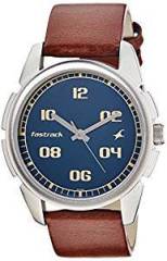 Fastrack Casual Analog Blue Dial Men's Watch 3124SL02