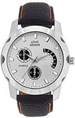 LOUIS GENEVE Analogue White Dial Men's Watch