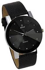 Aelo Stylish Analogue Black Dial Women's Watch Nww1083