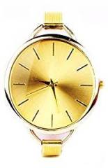 Joker & Witch Sleek Chic Analog Gold Dial Women's Watch