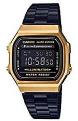 Casio Vintage Series Digital Black Dial Unisex Watch A168WEGB 1BDF