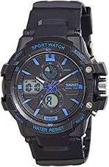 Skmei Analog Digital Multi Colour Dial Unisex Watch 0990BBBL